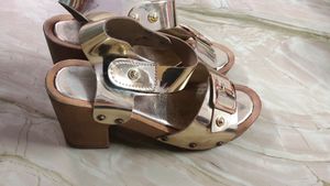 Women Golden Heels