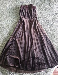Pleated Midi Skirt
