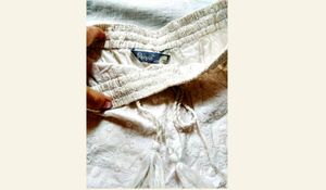 White All Over Embroidery Shorts