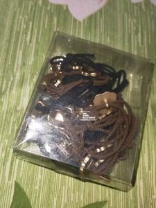 Chic Hair Ties with Decorative Charms