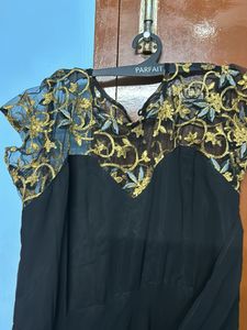 Elegant Black &amp; Gold Dress