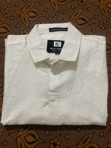 Men's White Dip-Dye Shirt