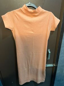 Peach Mini Dress - Casual Chic!