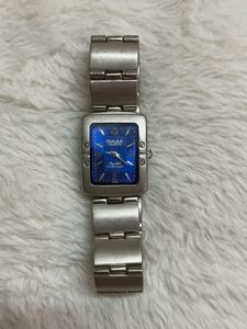 Omax Blue Dial Watch with Casio Strap