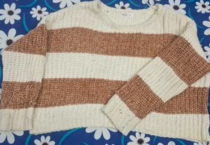 Cozy Striped Knit Sweater