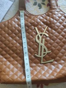 Quilted YSL tote bag