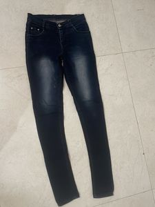 Dark Blue Denim Jeans