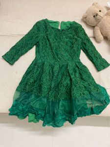 pretty bottle green midi