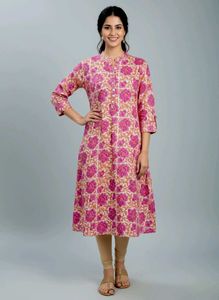 Floral 🌸 Print A-Line Kurta