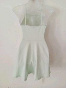 Light Green Fit and Flare Dress
