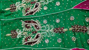 Embroidered Lehenga Choli Skirt Saree