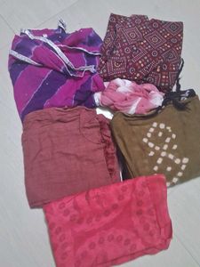 Vibrant Ethnic Dupatta Collection of 6