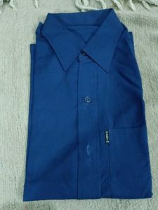 New Blue Cotton Shirt