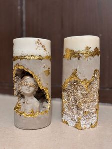 Unique Gold &amp; Sculpture Candles