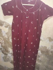 Maroon Designing Gown