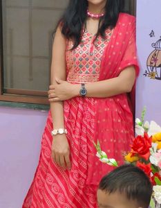 Bhandni Print Nyara Cut Pink Colour