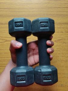 Pair of 1kg Dumbbells