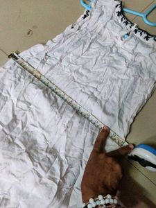 Embroidered White Kurta