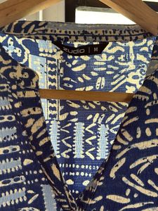 Boho Printed Tiered Ruffle Kurta