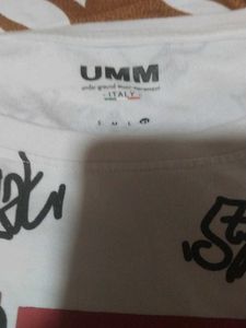 White "RE WIND" Graphic Sweatshirt
