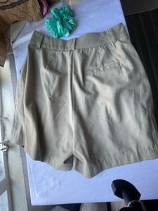 High Waisted Pleated Shorts