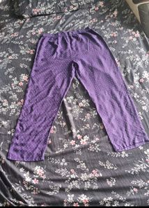 Elegant Purple Kurta Set with Pants &amp; Dupatta