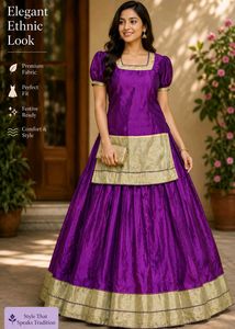 purple dress