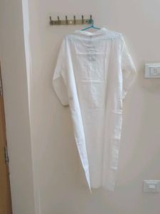 Never worn Elegant White Cotton Kurta