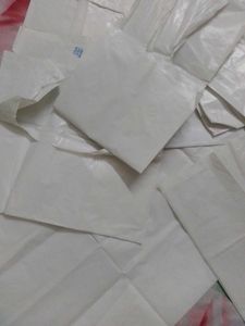 white shopping bags