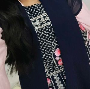 Elegant Floral Print Kurta Set