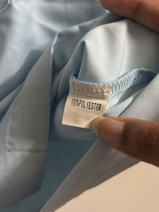Cute Baby Blue Collared Shirt