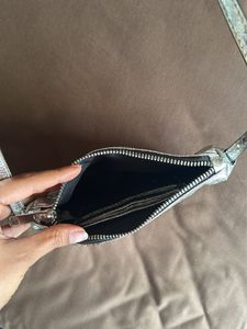 Silver Metallic Shoulder Bag