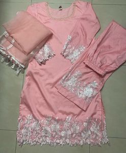 Pearl kurti plazo set(festive offer)