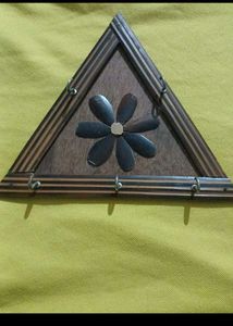 Unique Wooden Triangle Key Holder