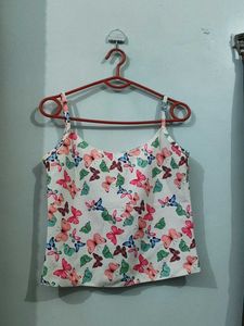 Butterfly Print Cami Top