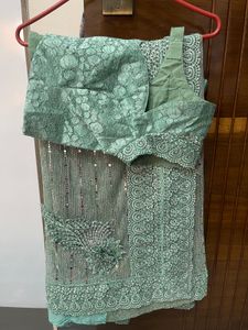 Exquisite Lace Saree with Blouse