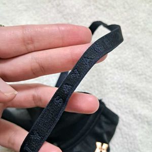 Rihanna SAVAGE × FENTY COLLECTION Black Mesh Bra
