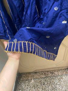Royal Blue Ethnic Kurta with duppta Set