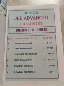 JEE Advanced Chemistry Books