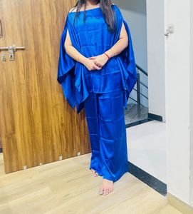 Elegant Blue Silk Kurta Set