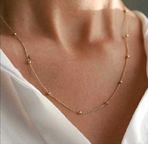 Gold Beads Chain  (Pack Of 2)