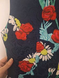 Floral Print Sleeveless Dress