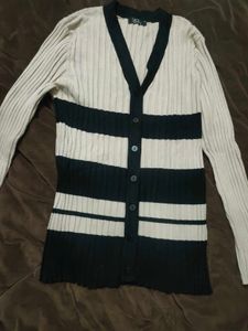 Striped Knitted Top/Cardigan
