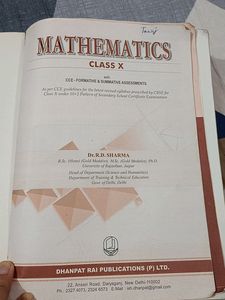 Mathematics Book Class - 10😍