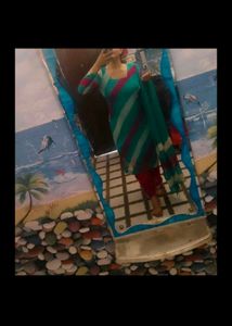 Stylish Striped Kurta Set with Dupatta