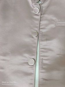 Dusty Rose Formal Jacket With White Pant