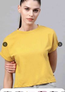 Roaster Mustard Crop Top