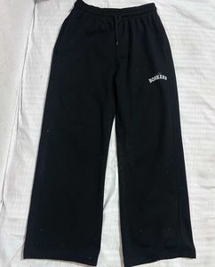 Bonkers Black Wide Leg Sweatpants