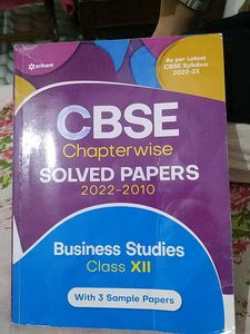 Business Studies Solved Papers 2022 Cbse