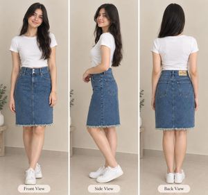 Classic Blue Denim skirt